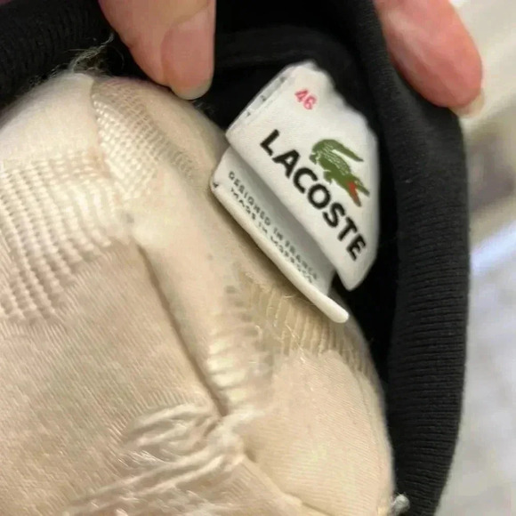 LaCoste Izod black knit pull over S/M - Picture 5 of 7